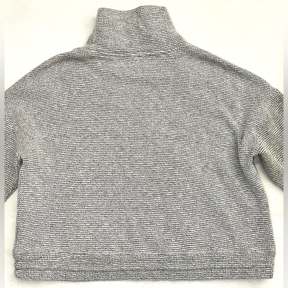 90 Degrees by Reflex Women’s Gray Cotton Blend Crop Cowl Neck Sweater XL - Picture 13 of 16